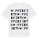 Wipperfürth ordlek t-shirt