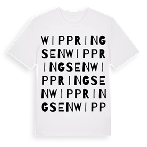 Wippringsen ordlek t-shirt – ekologisk bomull t-shirt från Pinshirt