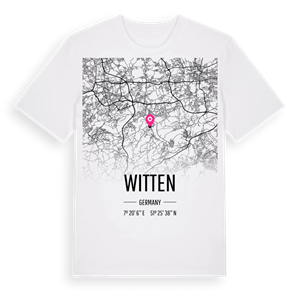 Witten karta t-shirt – ekologisk bomull t-shirt från Pinshirt