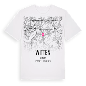 Witten karta t-shirt – ekologisk bomull t-shirt från Pinshirt