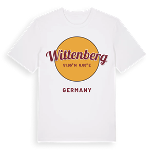 Wittenberg cirkel t-shirt – ekologisk bomull t-shirt från Pinshirt
