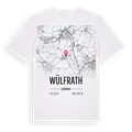 Wülfrath karta t-shirt