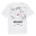 Wülfrath karta t-shirt
