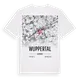 Wuppertal karta t-shirt