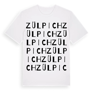 Zülpich ordlek t-shirt – ekologisk bomull t-shirt från Pinshirt