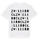 Zwillbrock ordlek t-shirt