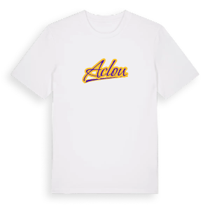 Aclou baseball t-shirt – ekologisk bomull t-shirt från Pinshirt