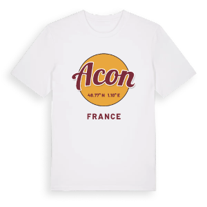 Acon cirkel t-shirt – ekologisk bomull t-shirt från Pinshirt