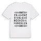 Almenêches ordlek t-shirt