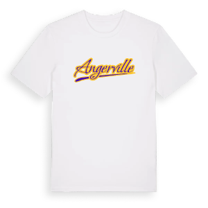 Angerville baseball t-shirt – ekologisk bomull t-shirt från Pinshirt