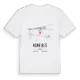 Asnelles karta t-shirt