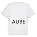 Jag älskar Aube t-shirt stort tryck
