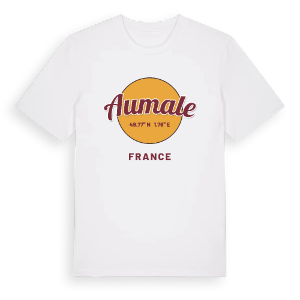 Aumale cirkel t-shirt – ekologisk bomull t-shirt från Pinshirt