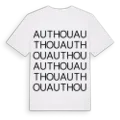 Authou ordlek t-shirt