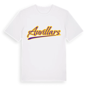 Auvillars baseball t-shirt – ekologisk bomull t-shirt från Pinshirt