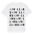 Auvillars ordlek t-shirt