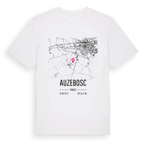 Auzebosc karta t-shirt – ekologisk bomull t-shirt från Pinshirt