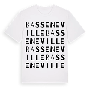 Basseneville ordlek t-shirt – ekologisk bomull t-shirt från Pinshirt