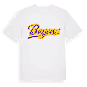 Bayeux baseball t-shirt – ekologisk bomull t-shirt från Pinshirt