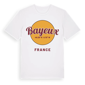 Bayeux cirkel t-shirt – ekologisk bomull t-shirt från Pinshirt