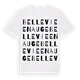 Belle Vie en Auge ordlek t-shirt