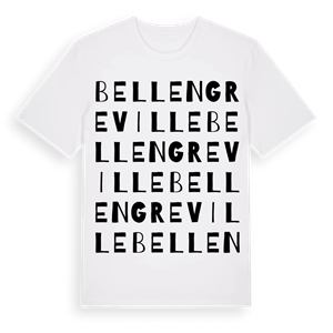 Bellengreville ordlek t-shirt – ekologisk bomull t-shirt från Pinshirt