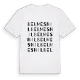 Belmesnil ordlek t-shirt
