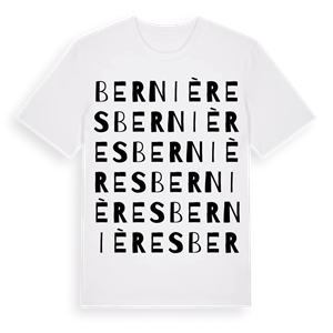 Bernières ordlek t-shirt – ekologisk bomull t-shirt från Pinshirt
