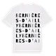 Bernières-d'Ailly ordlek t-shirt