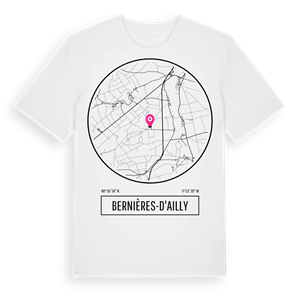 Bernières-d'Ailly t-shirt – ekologisk bomull t-shirt från Pinshirt