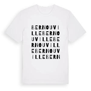 Bernouville ordlek t-shirt – ekologisk bomull t-shirt från Pinshirt