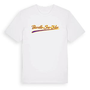 Berville-sur-Mer baseball t-shirt – ekologisk bomull t-shirt från Pinshirt