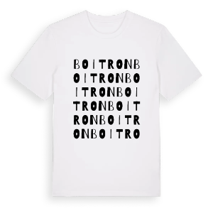 Boitron ordlek t-shirt – ekologisk bomull t-shirt från Pinshirt