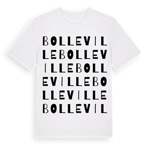 Bolleville ordlek t-shirt – ekologisk bomull t-shirt från Pinshirt