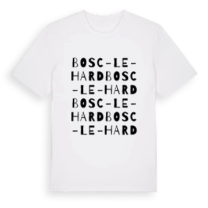 Bosc-le-Hard ordlek t-shirt – ekologisk bomull t-shirt från Pinshirt