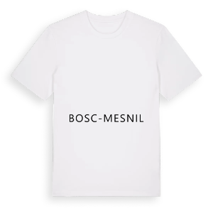 Jag älskar Bosc-Mesnil t-shirt stort tryck – ekologisk bomull t-shirt från Pinshirt