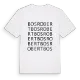 Bosrobert ordlek t-shirt
