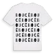 Boucé ordlek t-shirt