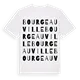 Bourgeauville ordlek t-shirt