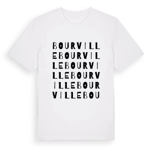 Bourville ordlek t-shirt – ekologisk bomull t-shirt från Pinshirt