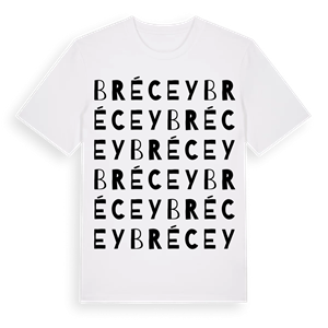 Brécey ordlek t-shirt – ekologisk bomull t-shirt från Pinshirt