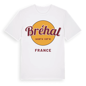 Bréhal cirkel t-shirt – ekologisk bomull t-shirt från Pinshirt