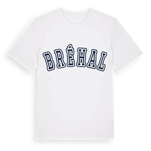 Bréhal college t-shirt – ekologisk bomull t-shirt från Pinshirt