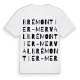 Brémontier-Merval ordlek t-shirt