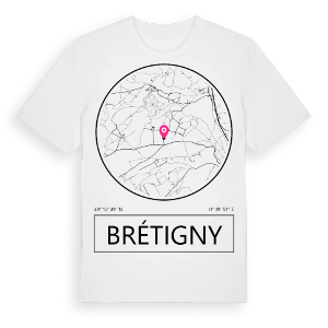 Brétigny t-shirt – ekologisk bomull t-shirt från Pinshirt