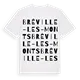 Bréville-les-Monts ordlek t-shirt