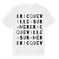 Bricqueville-sur-Mer ordlek t-shirt