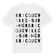 Bricqueville-sur-Mer ordlek t-shirt