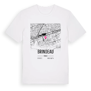 Brindeau karta t-shirt – ekologisk bomull t-shirt från Pinshirt