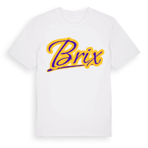 Brix baseball t-shirt – ekologisk bomull t-shirt från Pinshirt